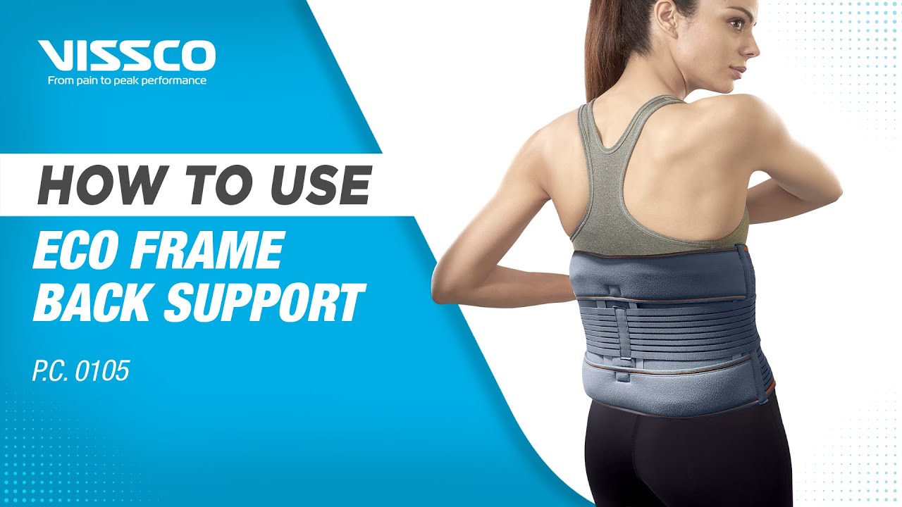 How to Use Vissco Eco Frame Back Support YouTube