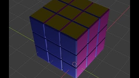 Blender: Making Rubik