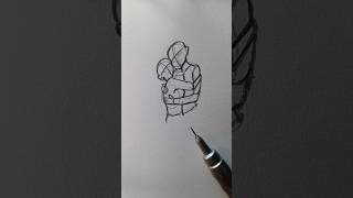 How to Draw a Hugging Pose 🫂 Easy Tutorial #art #shorts #foryou #tutorial #satisfying #hug #pose