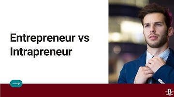 ⭐ Entrepreneur vs Intrapreneur - Definition & Differences