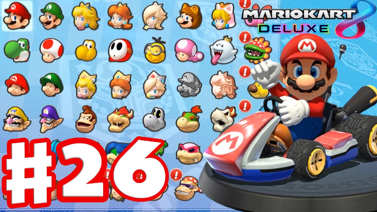 Mario Kart 8 Deluxe Swap Part 26 Grand Prix 150cc – All DLC Cup (Mario)