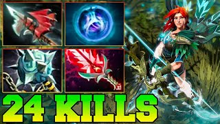 24 Kills Windranger Dota 2 !! Windranger Dota 2 Carry Safelane 7.36 Meta Pro Gameplay Build Guide