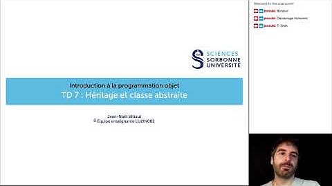 Introduction à la programmation objet - TD 07 : Héritage et classe abstraite (25/11/2020)