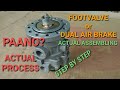 Dual air break or footvalve,actual assemble part 2