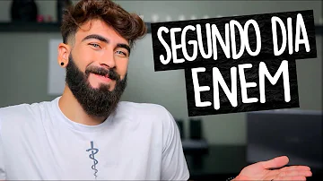 Quais matérias caem no segundo dia do Enem 2020?