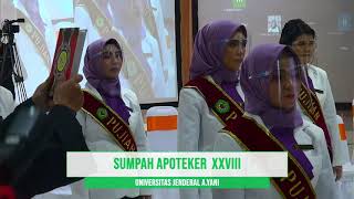 Sumpah Apoteker Xxviii Universitas Jenderal Achmad Yani