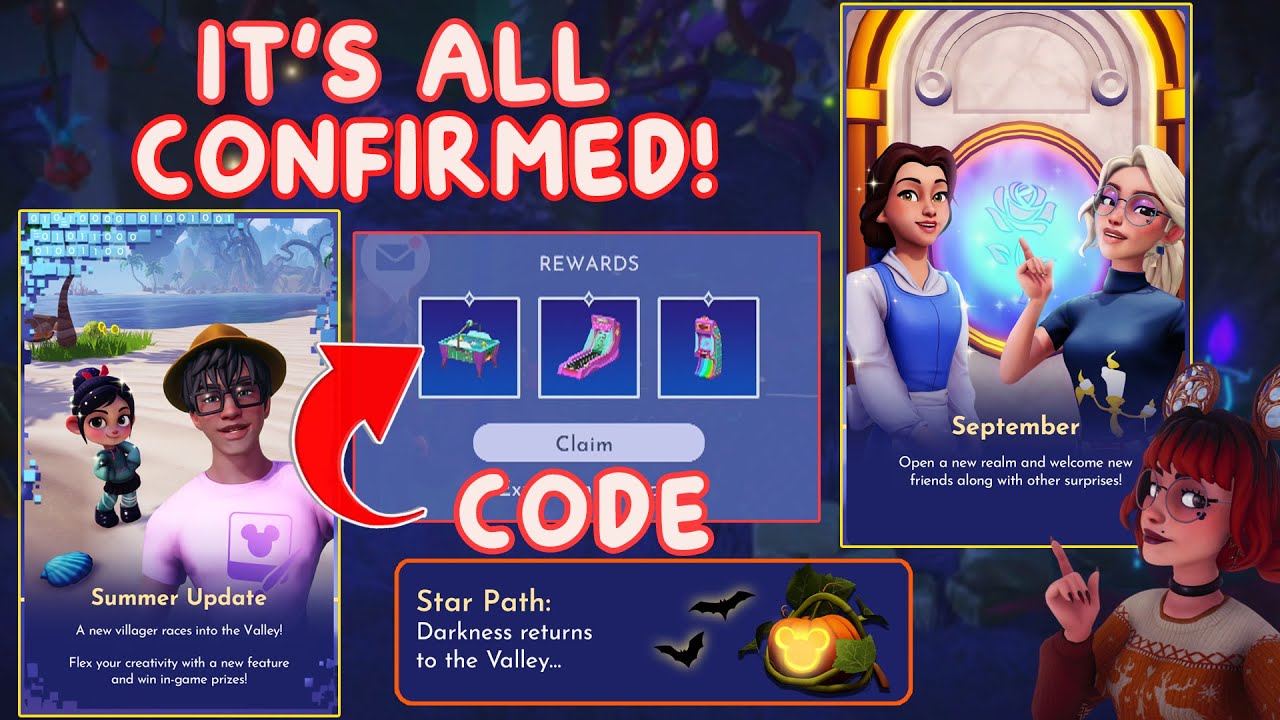 NEW Royal Tool, Belle AND Vanellope + FREE REWARDS CODE! | disney dreamlight valley