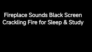 Fireplace Sounds Black Screen | 11 Hours Relaxing Crackling Fire for Sleep & Study | No Light Glow screenshot 4