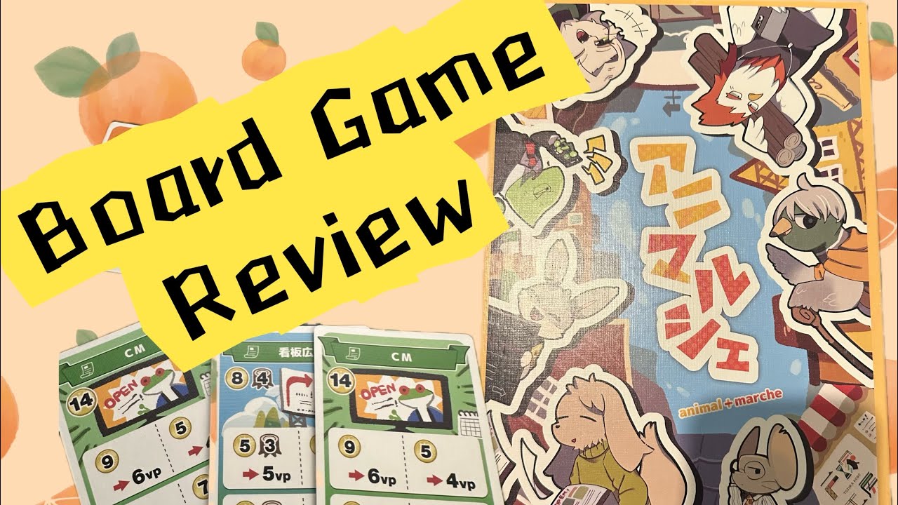 Animal Marche |Board Game Review & How To Play|