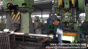 auto part forging line, forging process by CNC 80KJ Hydraulic forging hammer