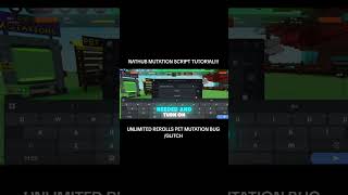 NATHUB MUTATION SCRIPT TUTORIAL | AUTO REROLL / UNLI PET MUTATION | NEW OP GROW A GARDEN #robloc