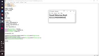 Program Python (Free Fall with Air Resistant)