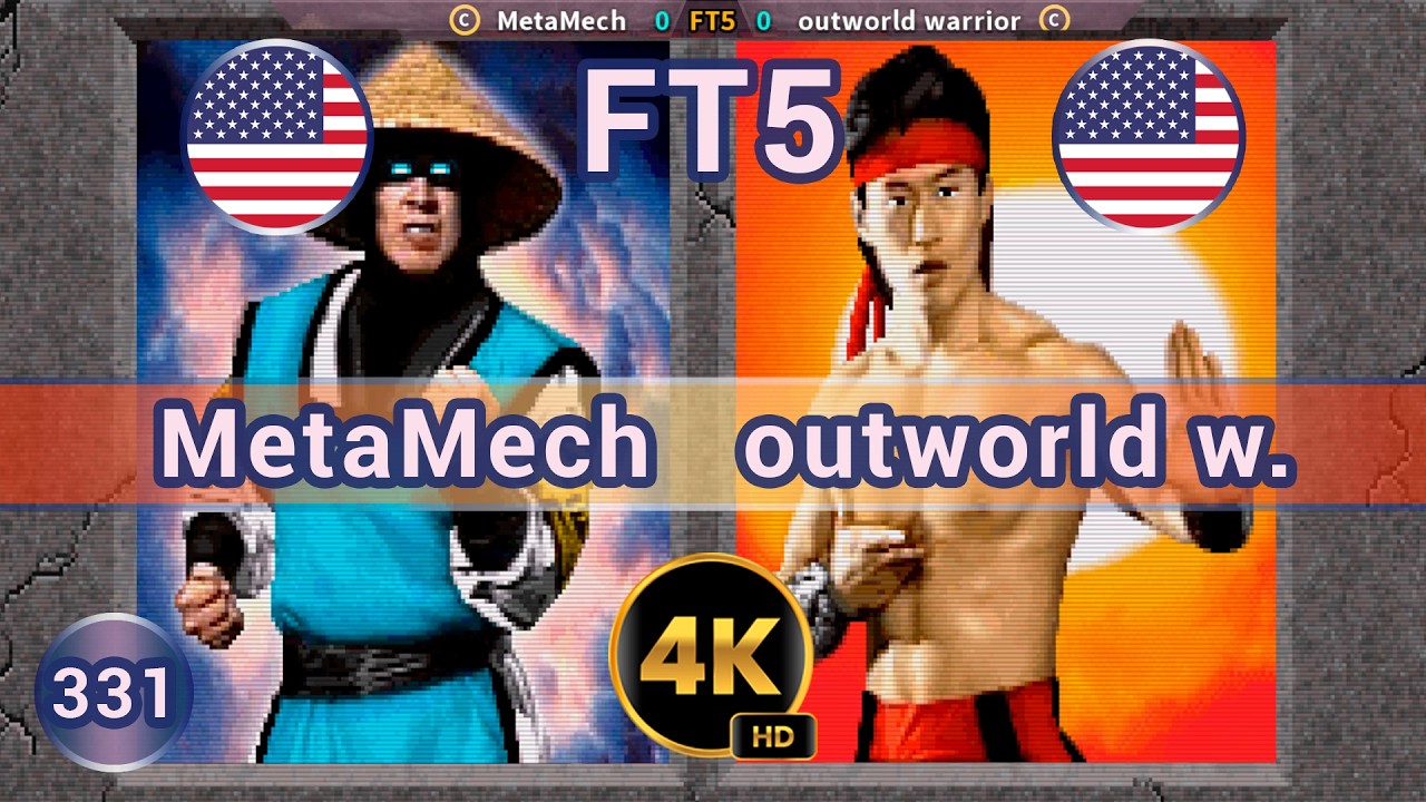 MK2 - 🇺🇸 MetaMech vs outworld warrior 🇺🇸 FT5 /4K 60 FPS #mk2 #mortalkombat2 #team99hits #fightcade