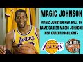 Magic johnson nba hall of fame career  magic johnson nba career highlights