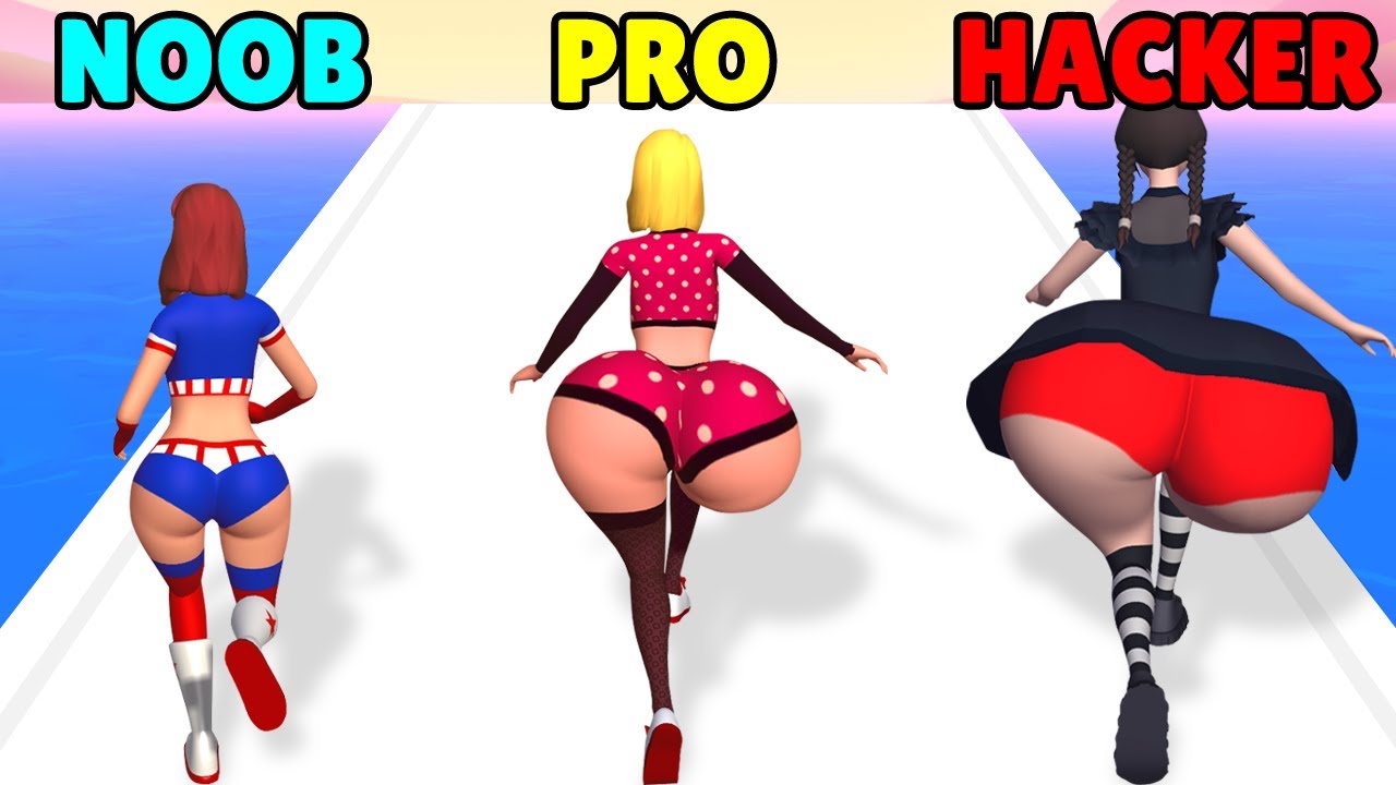 Noob Vs Pro Vs Hacker In Twerk Race Youtube