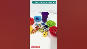 Colour Sorting | Numbers | Educational Activities for Toddlers