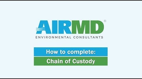 AirMD: How to Complete a Chain of Custody