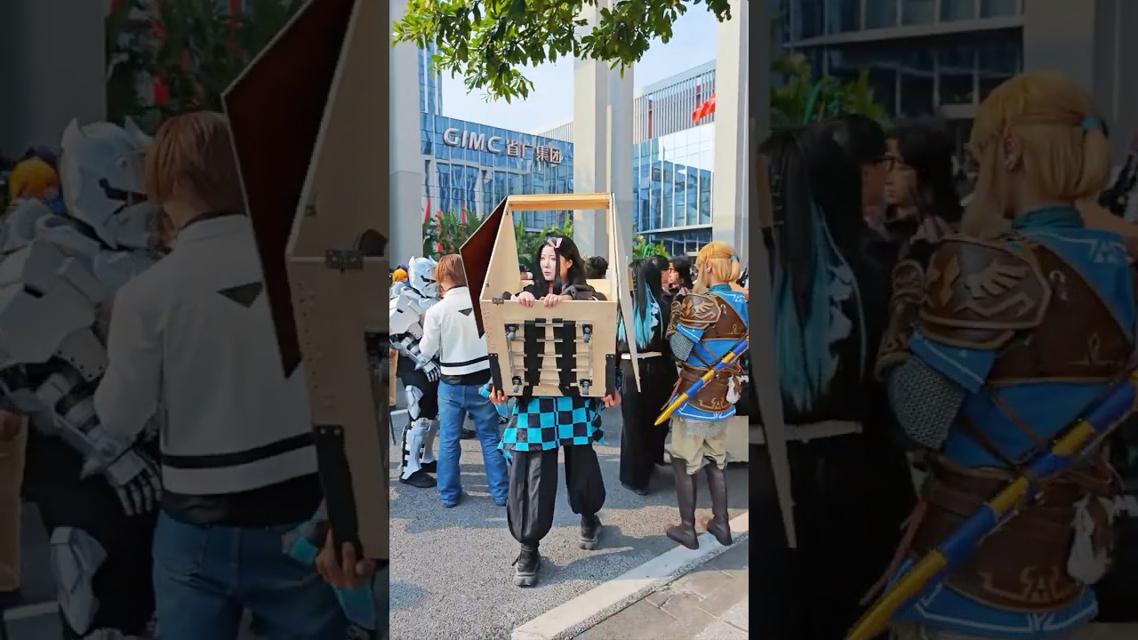 Tanjiro & Nezuko #anime #game #fyp #kimetsunoyaiba #demonslayer #tanjiro  #cosplay #cosplayer #girl