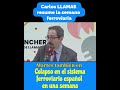 Oscar Puente España vive el mejor momento ferroviario de su historia Carlos Llamas lo ridiculiza