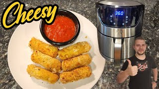 How To Make Air Fried Mozzarella Sticks