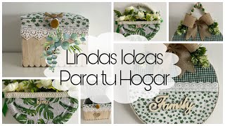 Mira las bellezas hice para Decorar tu hogar   ♻️ / Manualidades recicladas / artesanato reciclado