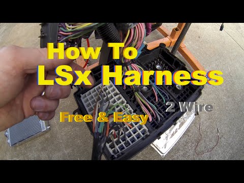 LSx Swap Harness How To Simple & Free DIY Standalone on the Test Stand