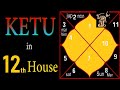 SECRET of Ketu in Twelfth House (South Node in Twelfth House)