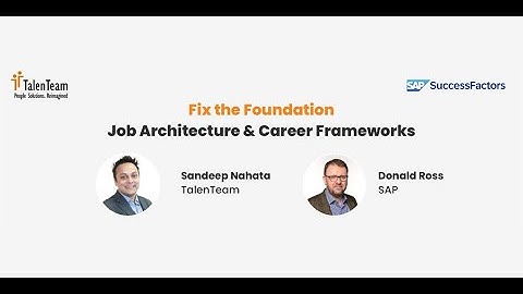 Power Skills with Job Architecture and Career Frameworks in SAP SuccessFactors