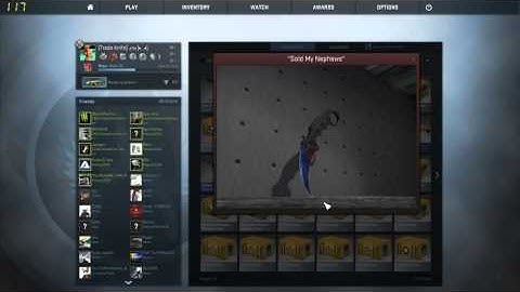CS:GO Karambit Marble Fade