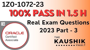 1Z0-1072-23 : Oracle Cloud Infrastructure 2023 Architect Associate Real Exam Question Part 3