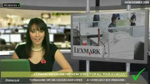 Lexmark W850N and W850DN series "for all your A3 needs"