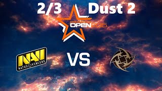 NaVi vs NiP - 2/3 Dust 2. Мажор DreamHack Open Cluj Napoca 2015. Playoff 1/2 Стадия. CS:GO