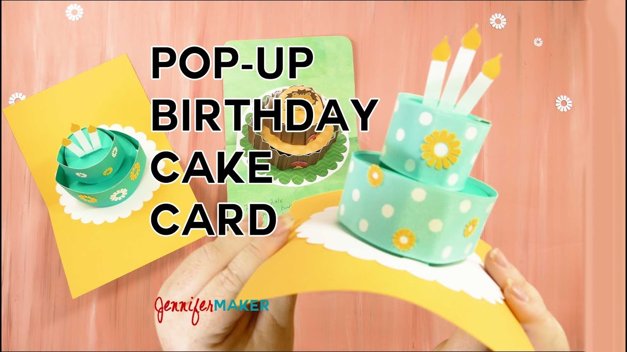 Download Pop Up Birthday Cake Card Tutorial Youtube