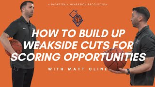 How to Build Up Weakside Basketball Cuts for Scoring Opportunities