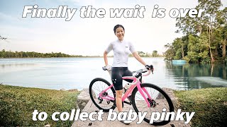 It's time to collect the bike!