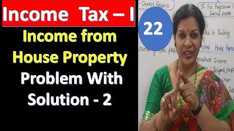 22. "Income From House Property - Problem No: 2" from Income Tax Subject