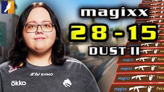[POV PEEK] magixx (28-15) | Dust II | Faceit Ranked | May 24, 2026
