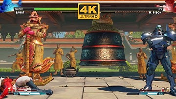 Shade Sagat vs M. Bison 💥 SFV CE (Hardest) 💥 4K UHD