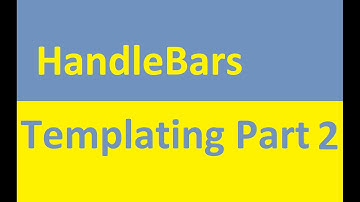 Templating Using Handlebars | Part 2 - Partial Templates