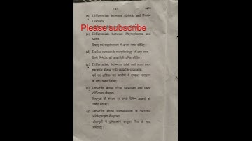 Bsc(Ag)2nd semester Fundamentals of Plant Pathology #paper 2023 #prsu