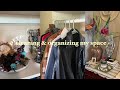 Deep cleaning &amp; organizing my room for my mental health | closet clean out and organizing my jewelry