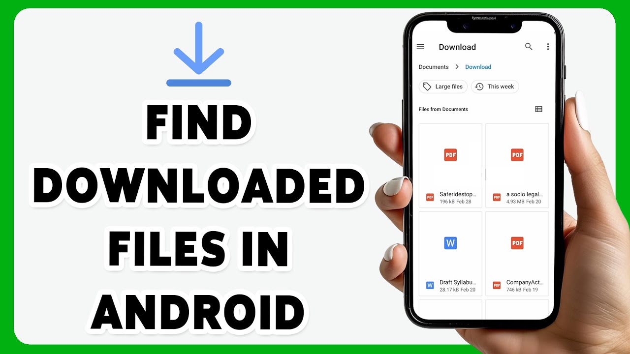 How To Find Downloaded Files In Android 2025 | Locate Downloads On ...
