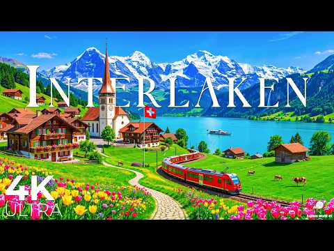 Interlaken, Switzerland 4K | Nature’s Masterpiece – Lake Brienz, Lake Thun & Towering Alpine Peaks