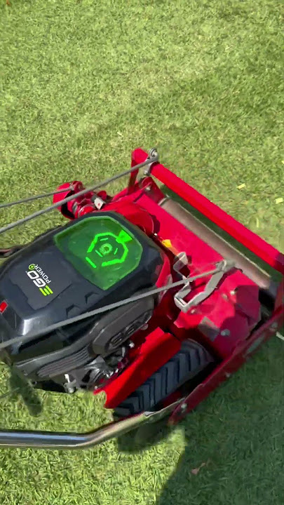 Electric TruCut P20! #gardenequipment #lawncare #batterymower #lawnmower #lawn #reelmower