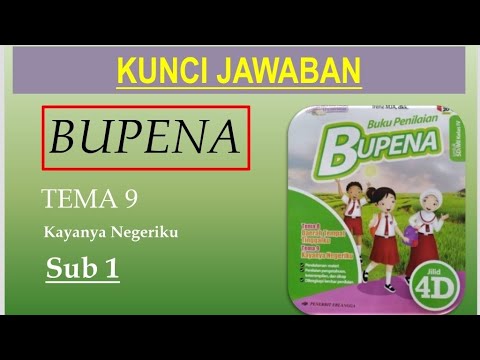 Bupena 4d Tema 9 Sub 1 Kayanya Negeriku Kuncijawaban Youtube