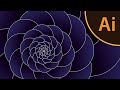 Spiral design in Adobe Illustrator