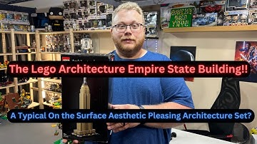 The Lego Architecture Empire State Building! (A Shallow But Aesthetically Pleasing Build!!)