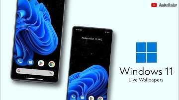 Install Windows 11 Live APK Wallpapers on Android!