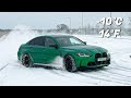 BMW M3 POV Winter Drifting at -10°C