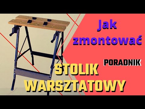 Stolik warsztatowy - Jak złożyć  tani stół warsztatowy, krok po kroku